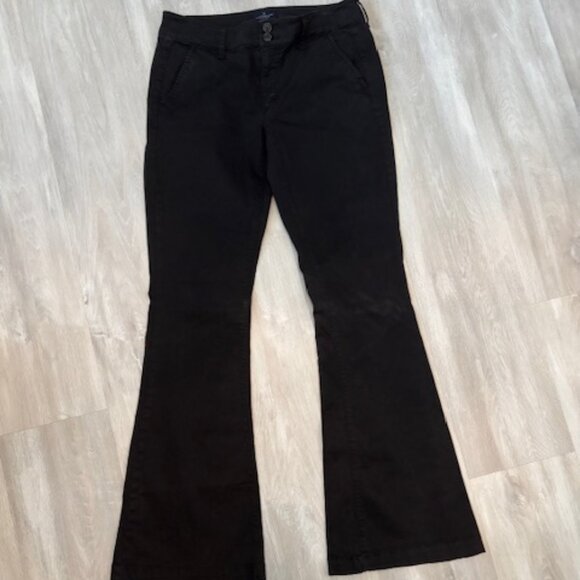 Y2K American Eagle Low Rise Arist Stretch Flare Pants - size 6 - Picture 1 of 6
